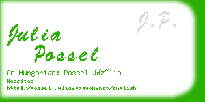 julia possel business card